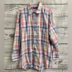 SEAWARD & STEARN  London Casual Dress‎ Shirt Mens XL Made In Poland